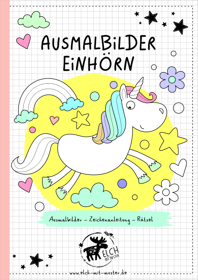 Ausmalbilder Einhorn